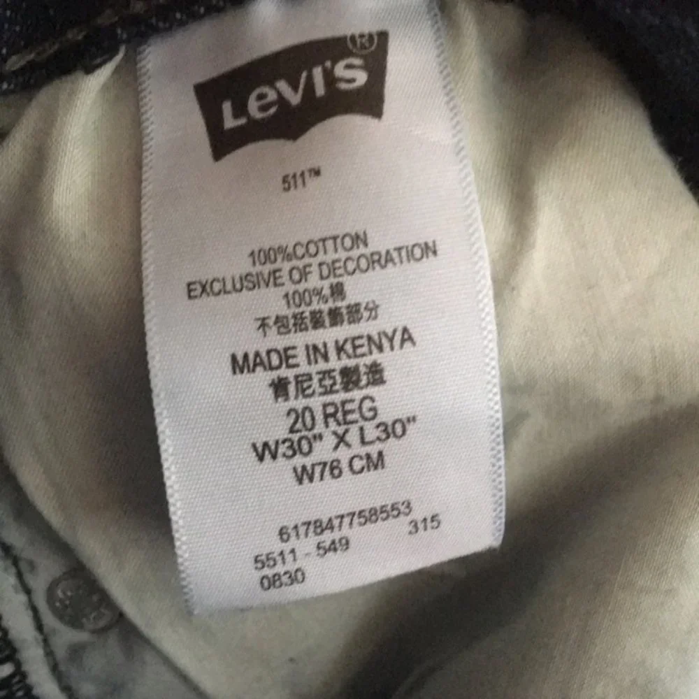 Levi’s 511 Cutoffs Denim Shorts High Rise - Picture 9 of 9